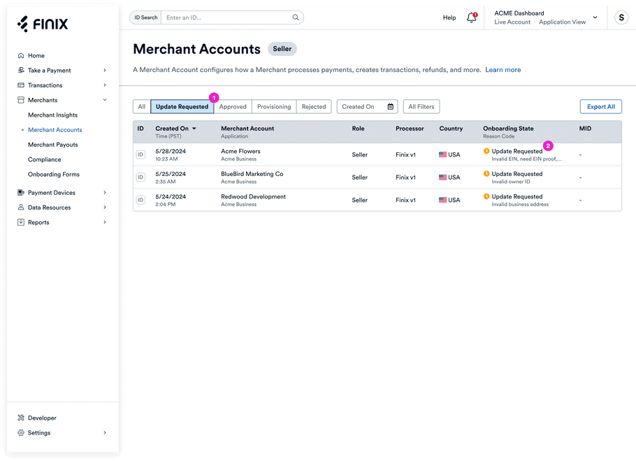 Merchant Accounts